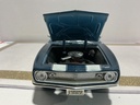 1/18 MOTOR MAX 1967 CHEVROLET CAMARO Z28 BLUE ON BLACK image