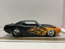 1/18 JADA 1968 CHEVY CAMARO FLAME/BLACK ON BLACK image