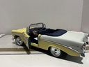 1/18 ROAD SIGNATURE 1956 CHEVROLET BEL AIR YELLOW ON BLUE image