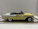 1/18 ROAD SIGNATURE 1956 CHEVROLET BEL AIR YELLOW ON BLUE image