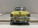 1/18 ROAD SIGNATURE 1956 CHEVROLET BEL AIR YELLOW ON BLUE image