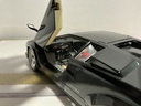 1/18 BURAGO LAMBORGHINI CANTACH 1988 BLACK ON TAN image