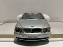 1/18 WELLY BMW 745I SILVER ON BLACK image