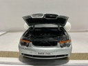 1/18 WELLY BMW 745I SILVER ON BLACK image