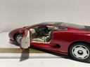 1/18 MAISTO JAGUAR XJ220 RED ON TAN image