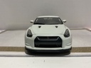 1/18 JADA TOYS 2009 NISSAN GT-R WHITE ON BLACK image