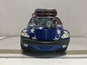 1/18: MUSCLE MACHINES PT CRUISER STARS AND STRIPES - RASHING & MISSING HANDLE image