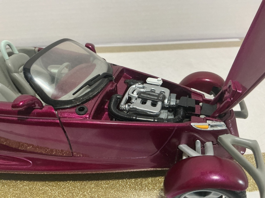 1/18: ERTL PLYMOUTH PROWLER PURPLE ON GRAY image