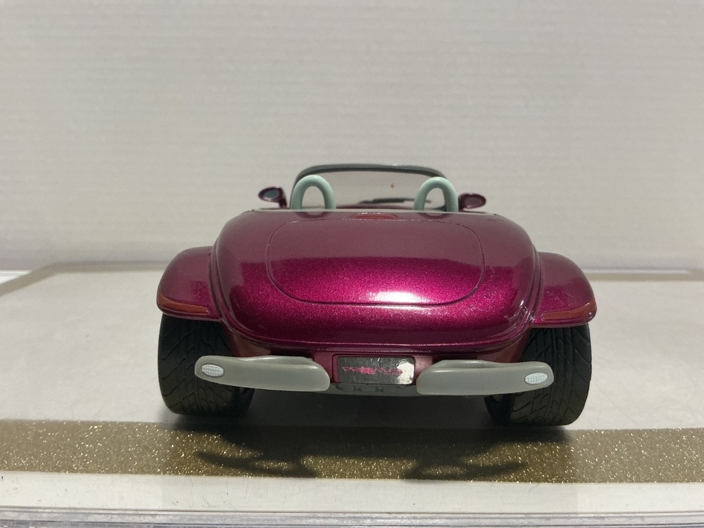 1/18: ERTL PLYMOUTH PROWLER PURPLE ON GRAY image