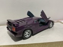 1/18 MAISTO LAMBORGHINI DIABLO PURPLE ON BLACK image