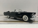 1/18 REVELL 1956 T-BIRD BLACK ON WHITE  [LIGHT RASHING ALL OVER] image
