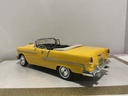 1/18 1955 CHEVROLET BEL AIR MOTOR MAX YELLOW ON BLACK image