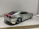1/18 JADA TOYS 2006 CAMARO CONCEPT SILVER/RED ON RED image