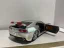 1/18 JADA TOYS 2006 CAMARO CONCEPT SILVER/RED ON RED image