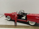 1/18 ROAD SIGNATURE 1957 T BIRD RED ON BLACK [RASHING ON THE SIDES] image