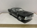 1/18 ERTL 1971 CUDA BLACK ON WHITE image