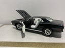 1/18 ERTL 1971 CUDA BLACK ON WHITE image