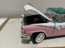 1/18 ROAD LEGENDS 1955 FORD FAIRLANE CROWN VICTORIA PINK ON PINK image