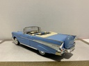 1/18 ROAD LEGENDS ‘57 CHEVROLET BEL AIR PURPLE/BLUE ON CREAM image