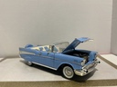 1/18 ROAD LEGENDS ‘57 CHEVROLET BEL AIR PURPLE/BLUE ON CREAM image