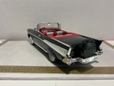 1/18 ERTL ‘57 CHEVROLET BEL AIR BLACK ON RED image