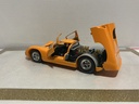 1/18 MOTOR BOX/EXOTO PORSCHE 910 ORANGE ON BLACK image