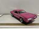 1/18 ERTL 1969 GTO PONTIAC MAGENTA PINK ON BLACK (MISSING DRIVER MIRROR) image