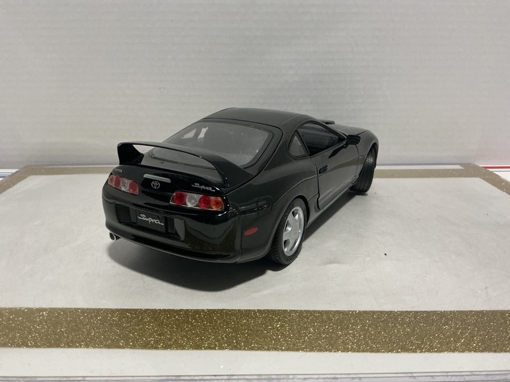 1/18 KYOSHO TOYOTA SUPRA BLACK ON BLACK image