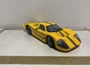 1/18 SHELBY COLLECTIBLES 1967 FORD MK IV YELOW ON BLACK image