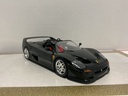 1/18 BURAGO FERRARI F50 1995 BLACK ON BLACK / RED image