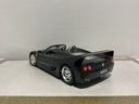 1/18 BURAGO FERRARI F50 1995 BLACK ON BLACK / RED image