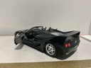 1/18 BURAGO FERRARI F50 1995 BLACK ON BLACK / RED image