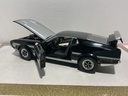 1/18 SUN STAR 1921 MUSTANG MACH 1 BOSS 351 BLACK/ SILVER ON BLACK image