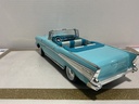 1/18 ERTL 1957 CHEVROLET BEL AIR BLUE ON BLUE/WHITE image