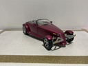 1/18 ERTL PLYMOUTH PROWLER CONCEP VEHICLE PURPLE ON GREY image