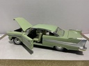 1/18 ERTL 1958 PLYMOUTH BELVEDERE LIGHT GREEN ON CREAM image