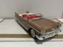 1/18 ROAD LEGENDS 1958 CADILLAC ELDORADO SEILLE LIGHT BROWN ON RED/CREAM image