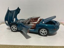1/18 MAISTO JAGUAR XK 180 BLUE ON BROWN image