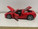 1/18 MAISTO PORSCHE CARRERA GT RED ON BLACK image