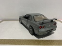 1/18 MOTO MAX NISSAN SKYLINE GTR SILVER ON BLACK image