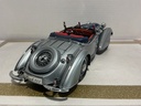 1/18 SUN SAR 1938 HORCH 855 SILVER/BLUE ON RED JUNKYARD/PARTS CAR image