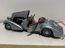 1/18 SUN SAR 1938 HORCH 855 SILVER/BLUE ON RED JUNKYARD/PARTS CAR image