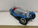 1/18 BURAGO ALFA ROMEO 2300 SPIDER 1932 BLUE/SILVER ON RED JUNKYARD/PARTS CAR image