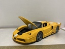 1:18 HOTWHEELS ELITE FERRARI FXX YELLOW ON BLACK image