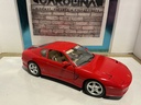 1:18 BURAGO ITALY 1992 FERRARI 465 GT RED ON TAN *DRIVER DOOR NEEDS ADJUSTMENT image