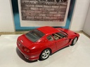 1:18 BURAGO ITALY 1992 FERRARI 465 GT RED ON TAN *DRIVER DOOR NEEDS ADJUSTMENT image