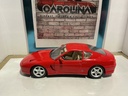 1:18 BURAGO ITALY 1992 FERRARI 465 GT RED ON TAN *DRIVER DOOR NEEDS ADJUSTMENT image