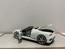 1:18 HOTWHEELS WHIPS FERRARI 360 SPIDER WHITE ON BLACK/WHITE image