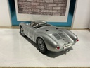 1:18 MAISTO PORSHE 550A SILVER ON BLACK image