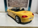 1:18 SOLIDO 1998 PROSHE BOXSTER YELLOW ON BLACK image